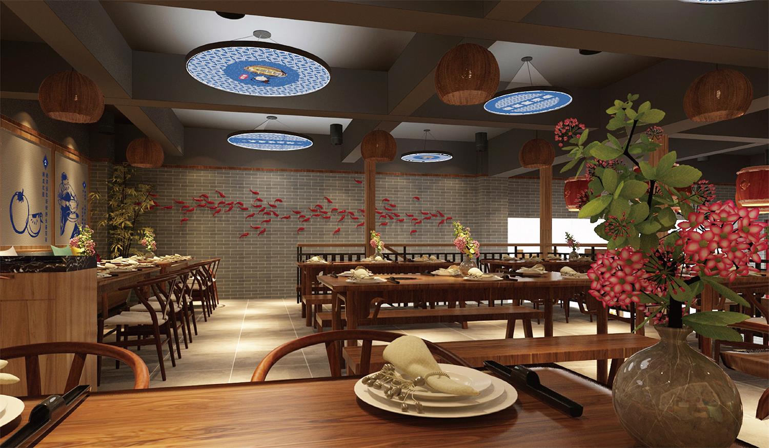 蜜雪冰城如何让中餐厅的餐饮空间设计，蕴含中国传统文化底蕴？